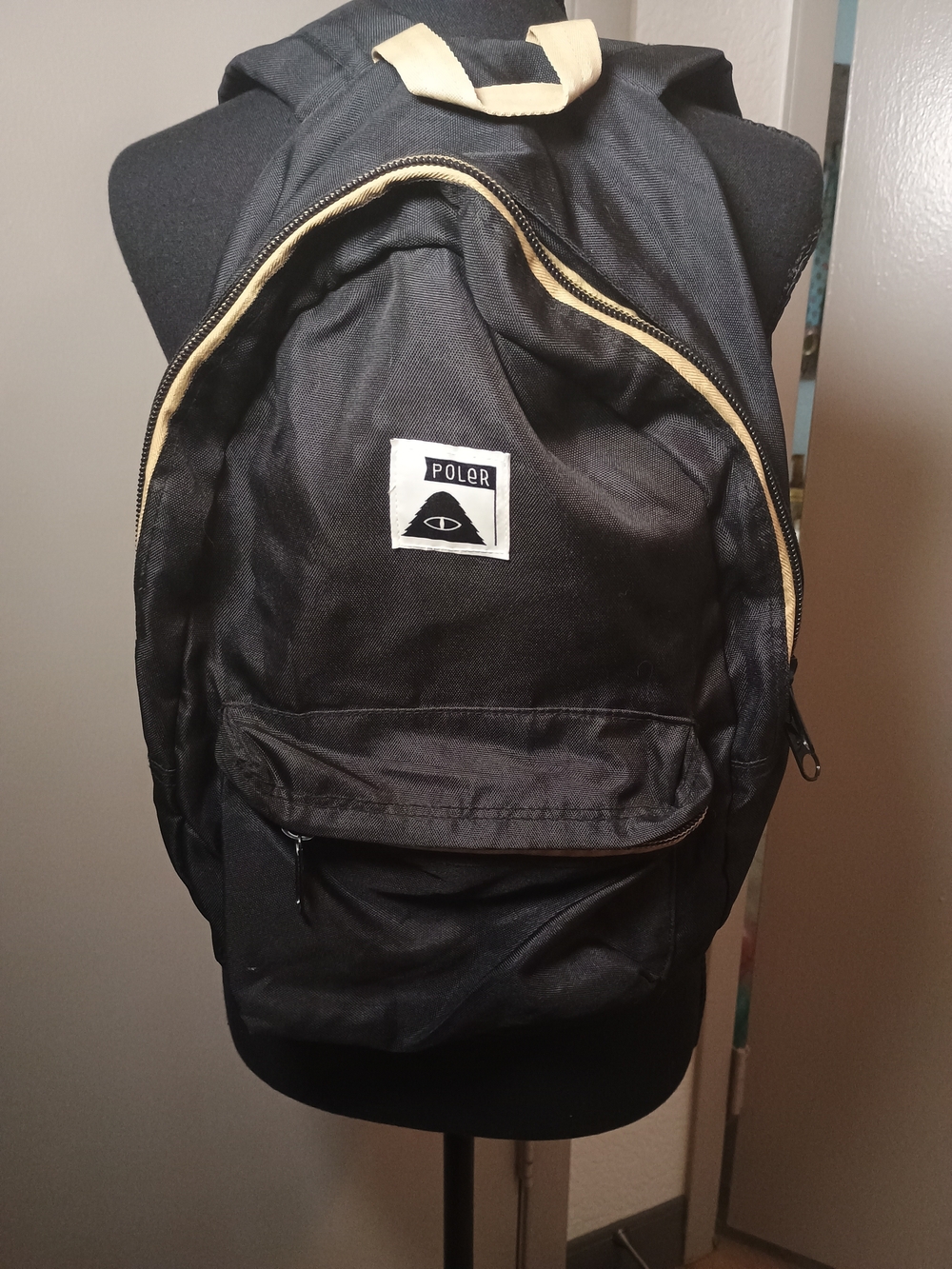 Poler Classic Rucksack Backpack Black & Orange